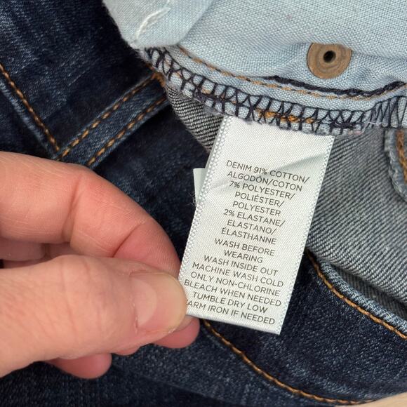 Y2K LOFT Bootcut Jeans 4T Modern Baby Boot Low Rise Stretch Faded Western 27x32 - Picture 11 of 11